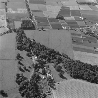 Oblique aerial view from NE.