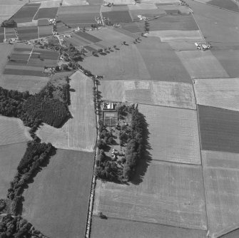 Oblique aerial view from NE.