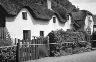 General view of cottages, Fortingall.