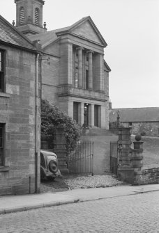 View of entrance elevation from NW.