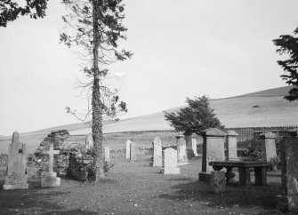 View of churchyard.