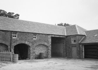 View of steading courtyard.