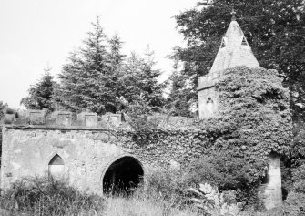 View of entrance arch.