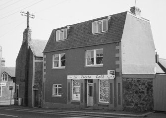 View of La Fiesta Cafe, High Street, Ayton, from N.