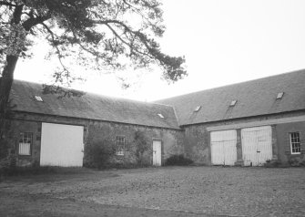 View of yard from SE.