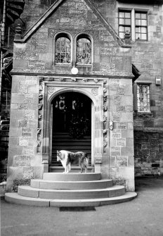 View of entrance porch.