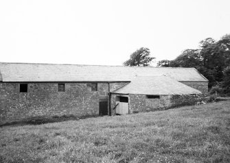 View of steading with horsemill from SE.