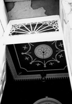 Fanlight and Hall ceiling