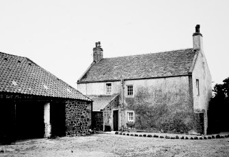 Rear elevation of farmhouse