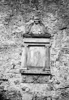 Stone in east gable