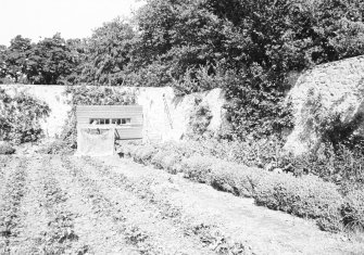 General view of Craigellie Old House walled garden.