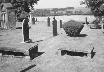 General view of the Churchyard with table-tombs.