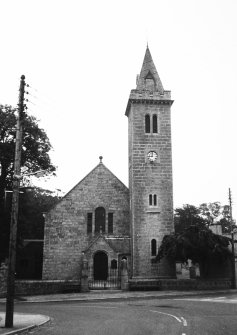 General view of West elevation of Church.