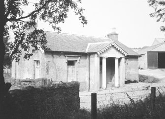 View of Bruxie Lodge showing Doric portico