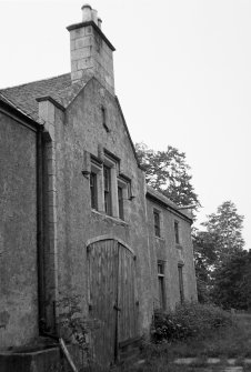 General view of coach house and stables.