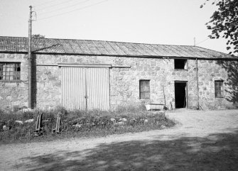 View of steading's cattle-shed from SE.