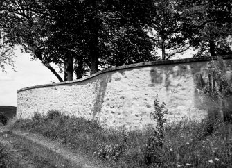 General view of perimeter wall.