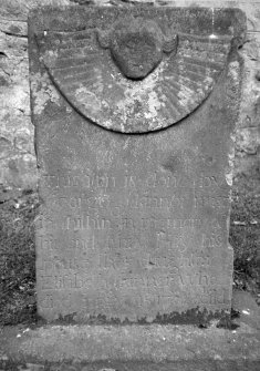 Detail of gravestone.