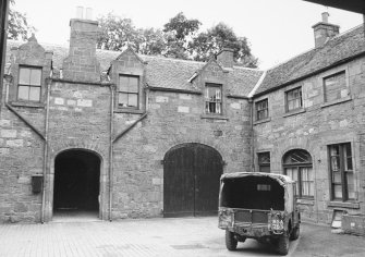 General view of courtyard.