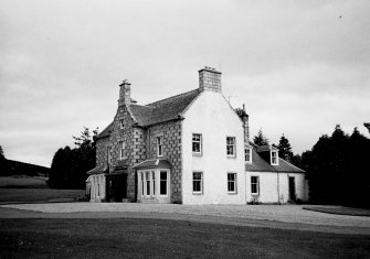 View of front elevation and gable