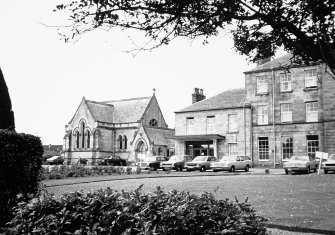 General view of Royal Northern Infirmary and Tweedmouth Memorial Chapel