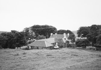 General view of steading, with manse behind