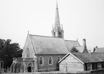 General view showing top of tower