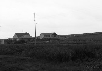 View of unidentified buildings.