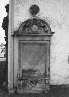 Detail of tombstone.