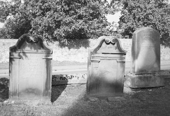 Detail of gravestones.