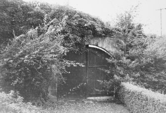 Detail showing garden gateway.