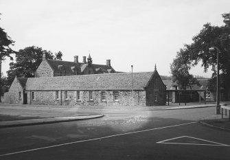 Craigie Policies, Craigie Steading.
View from East.