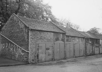 View of the coach houses seen from the North East.