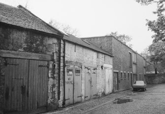 View of the coach houses seen from the North East.