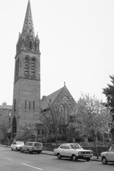 General view of St Peter's Church seen from the West.