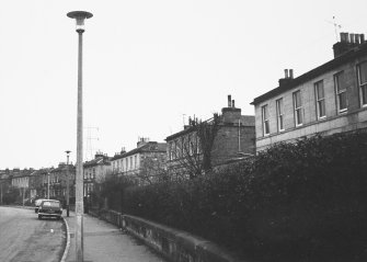 Edinburgh, 12, 13, 14 East Brighton Crescent.
View from West.