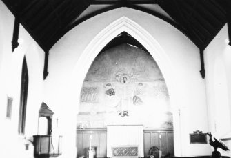 St Columba's By The Castle Episcopal Church, interior.
View of chancel.