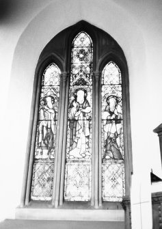 St Columba's By The Castle Episcopal Church, interior.
View of North nave window.
