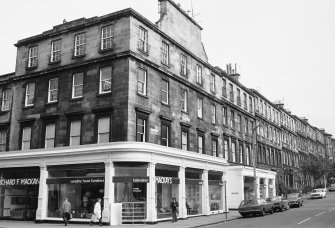 General view of 49 South Clerk Street and 1 - 19 Lutton Place.