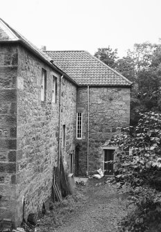 Edinburgh, Kirkliston, Lin's Mill.
Detail of rear.
