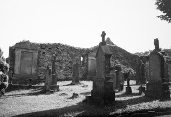 View of churchyard.