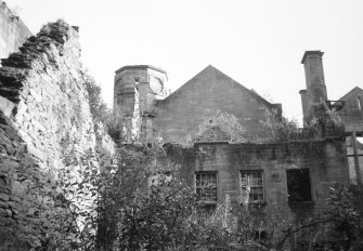 Argyll, Poltalloch House.
General view of house in gutted state.