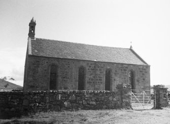 Mull, Kinlochspelve Church.
General view from South.
