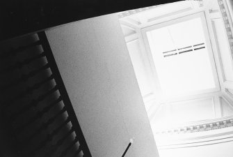 Glasgow, 8 Crown Gardens, interior.
General view of cupola from second floor hall.