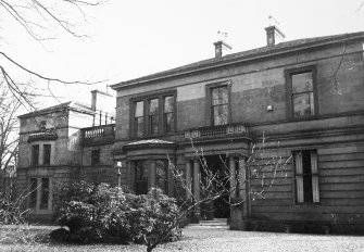 Glasgow, 6 Rowan Road, Craigie Hall.
View of entrance front.