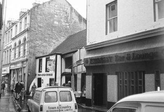 General view of The Auld Hoose public house and the Embassy Bar and Lounge.