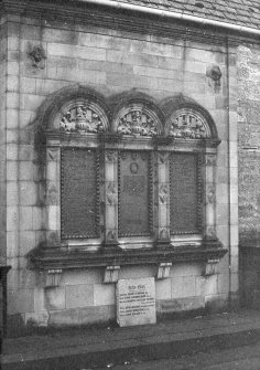 Detail of war memorial.