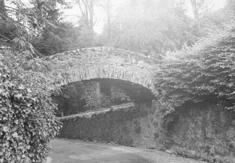 Blair Castle, garden.
General view of footbridge from Diana's wilderness to Old Blair garden.