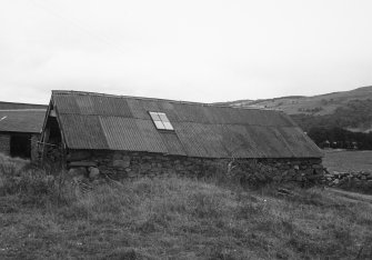 View of peat shed