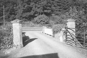 Ayton House, Bridge and Gatepiers.
General view of gatepiers.